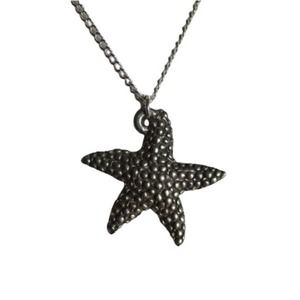 Medium Starfish Necklace A Fine Pewter Pendant 2036